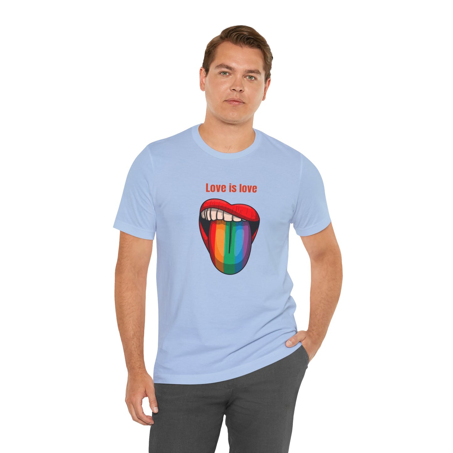 Love Is Love Unisex Jersey Short Sleeve Tee
