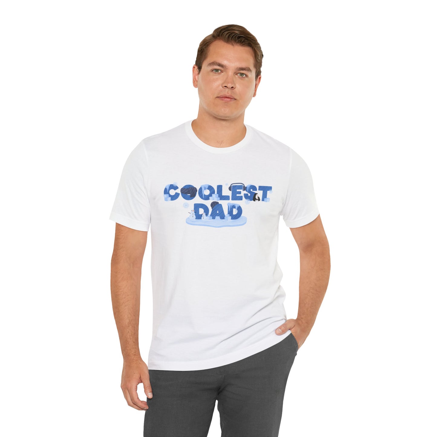 Dad/ Coolest Dad Unisex Jersey Short Sleeve Tee