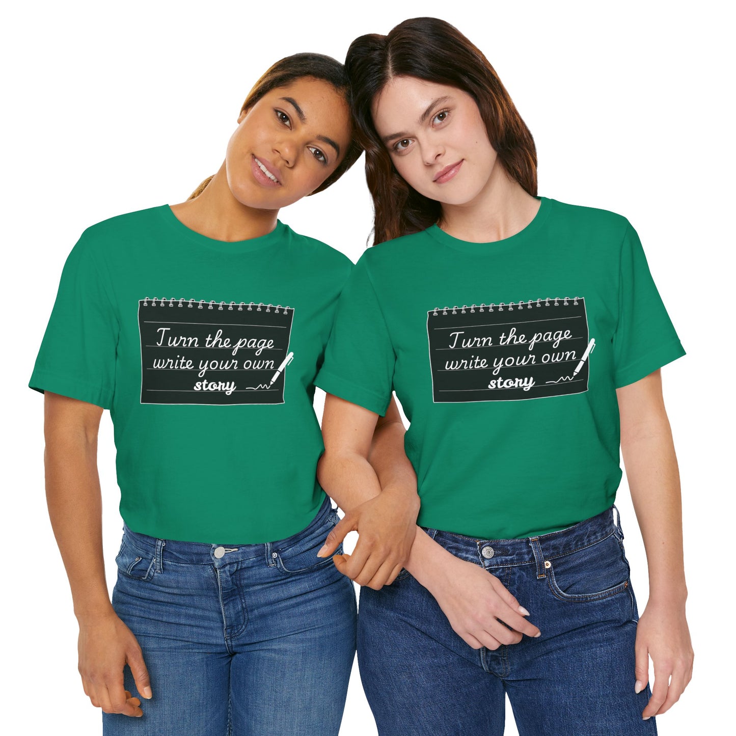 Turn the Page And Write Your Story Unisex Softstyle T-Shirt