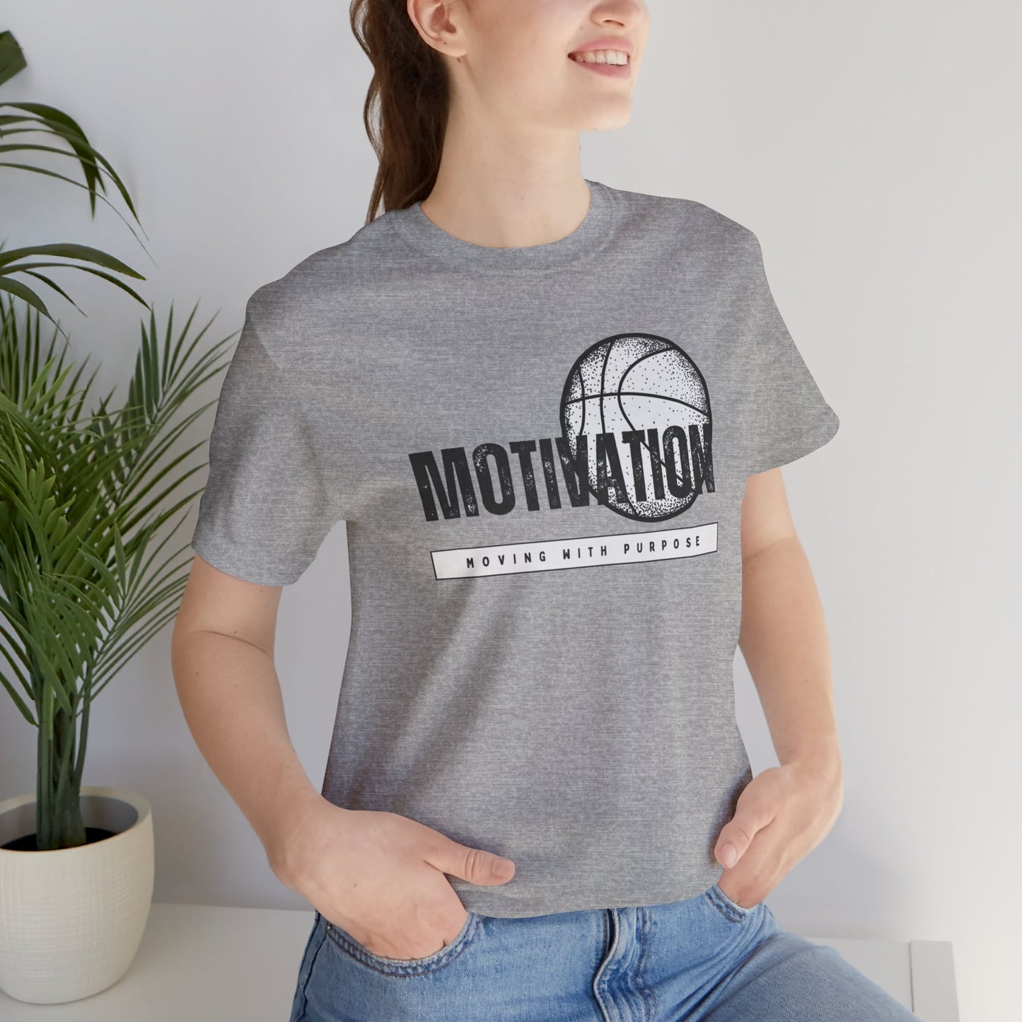 Basketball Motivation Unisex Jersey Short Sleeve Tee