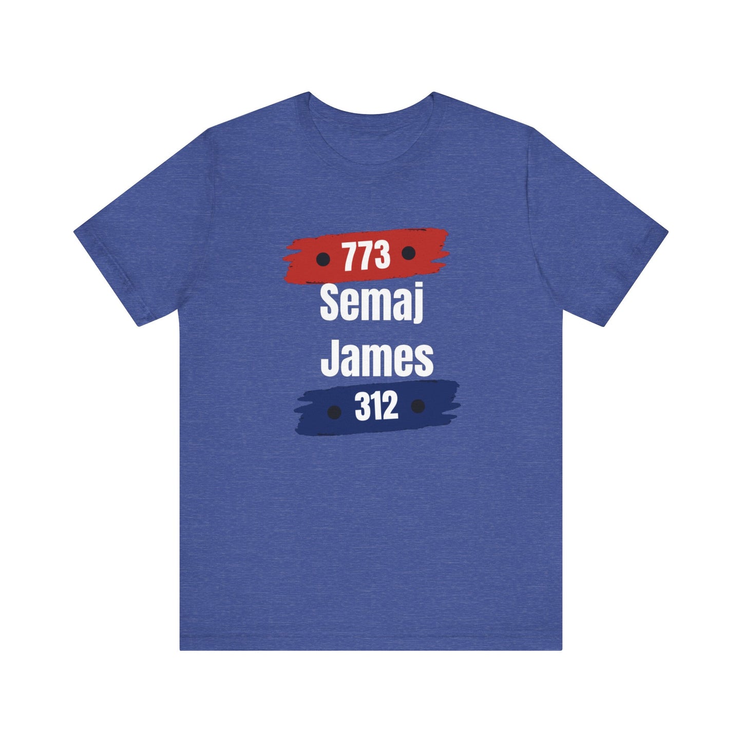 Semaj James 773/312 Unisex Short Sleeve Tee