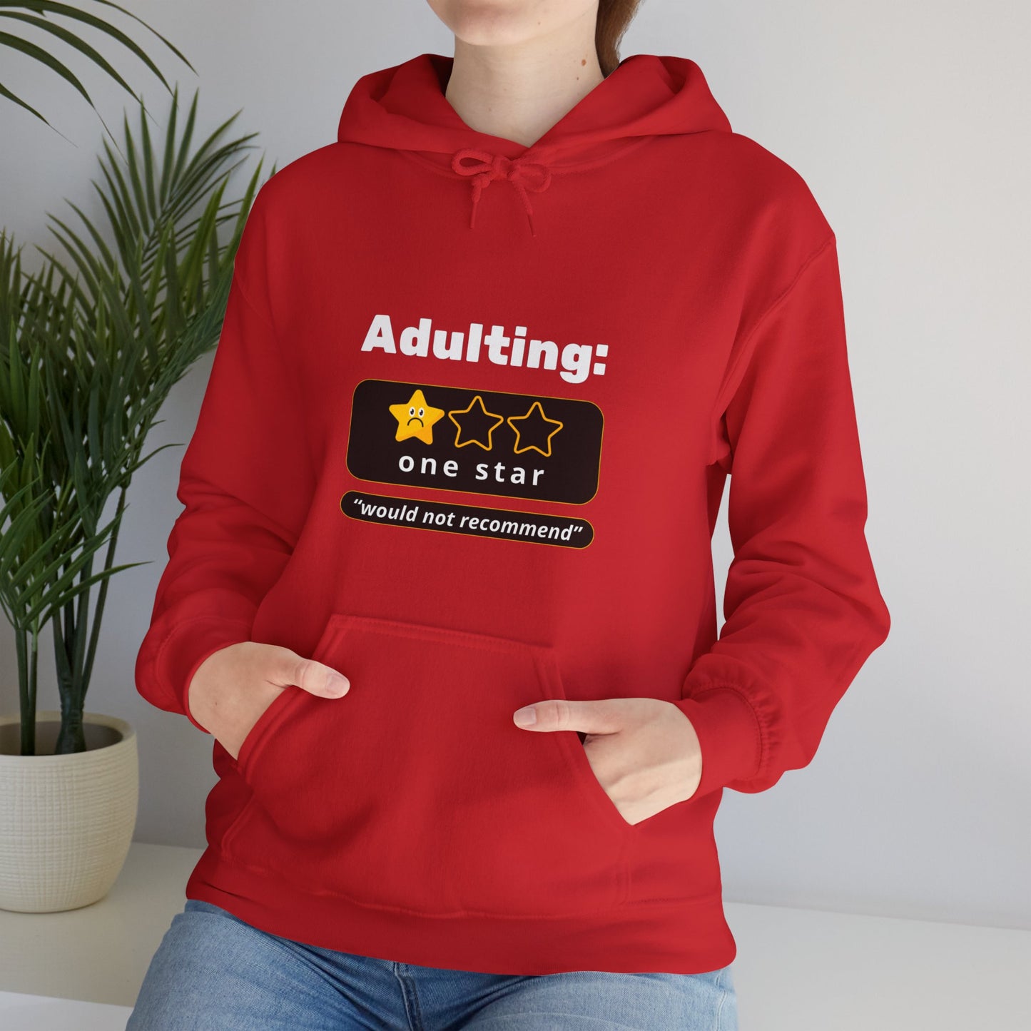 Adulting Unisex Heavy Blend™ Hooded Sweatshirt