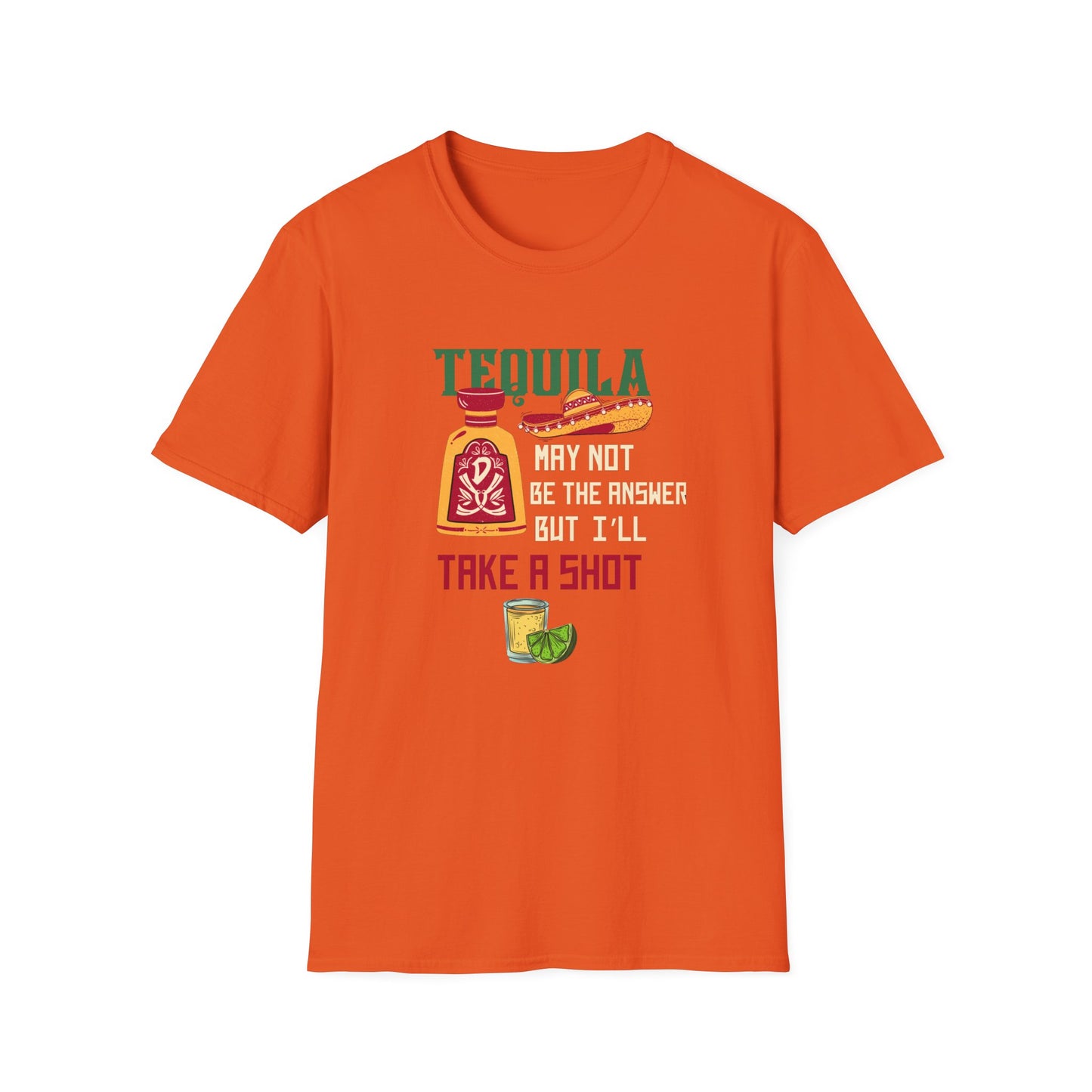 Tequila Take a Shot Unisex Softstyle T-Shirt