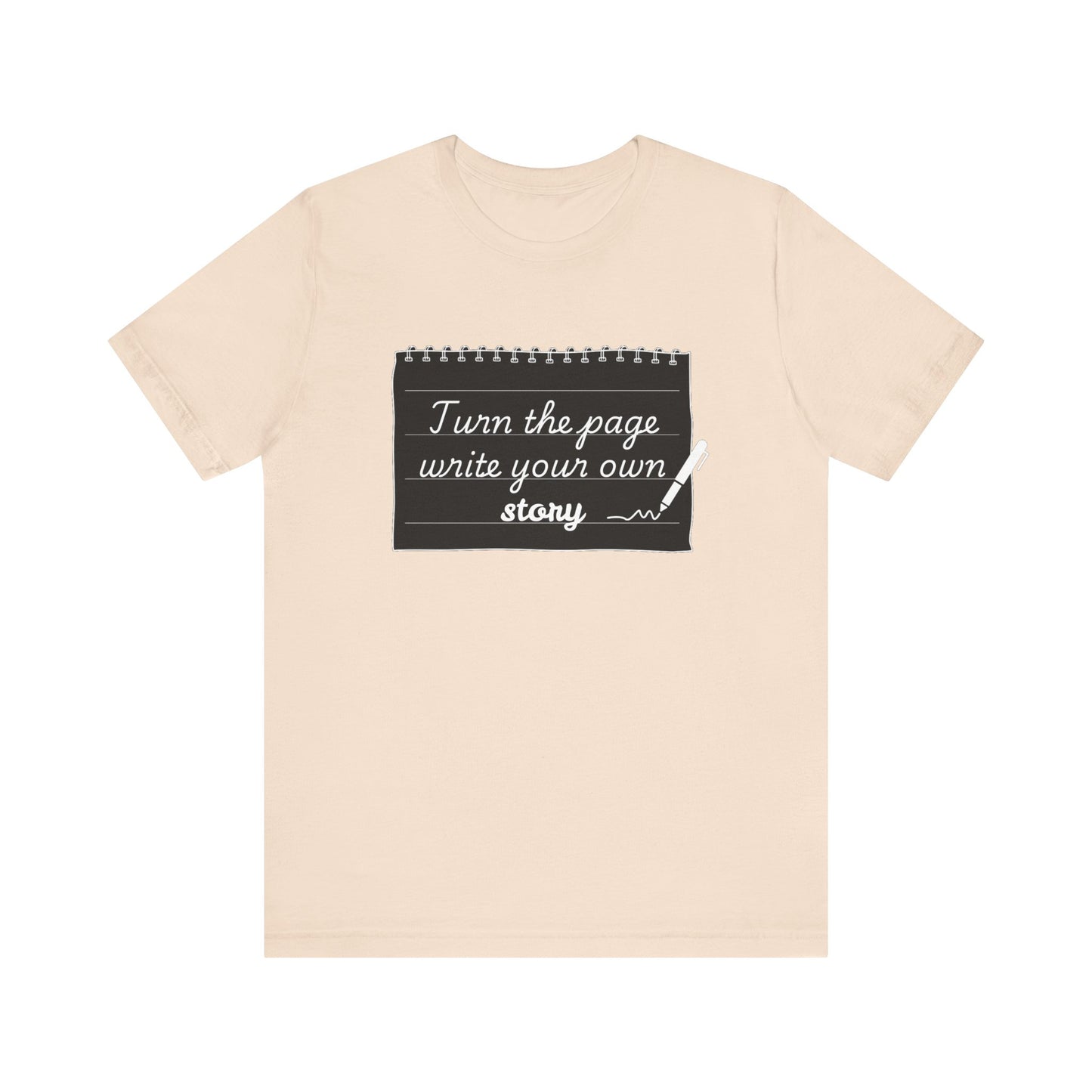 Turn the Page And Write Your Story Unisex Softstyle T-Shirt