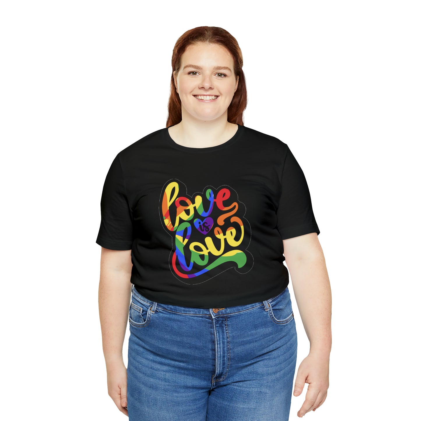 Love Is Love Unisex Jersey Short Sleeve Tee