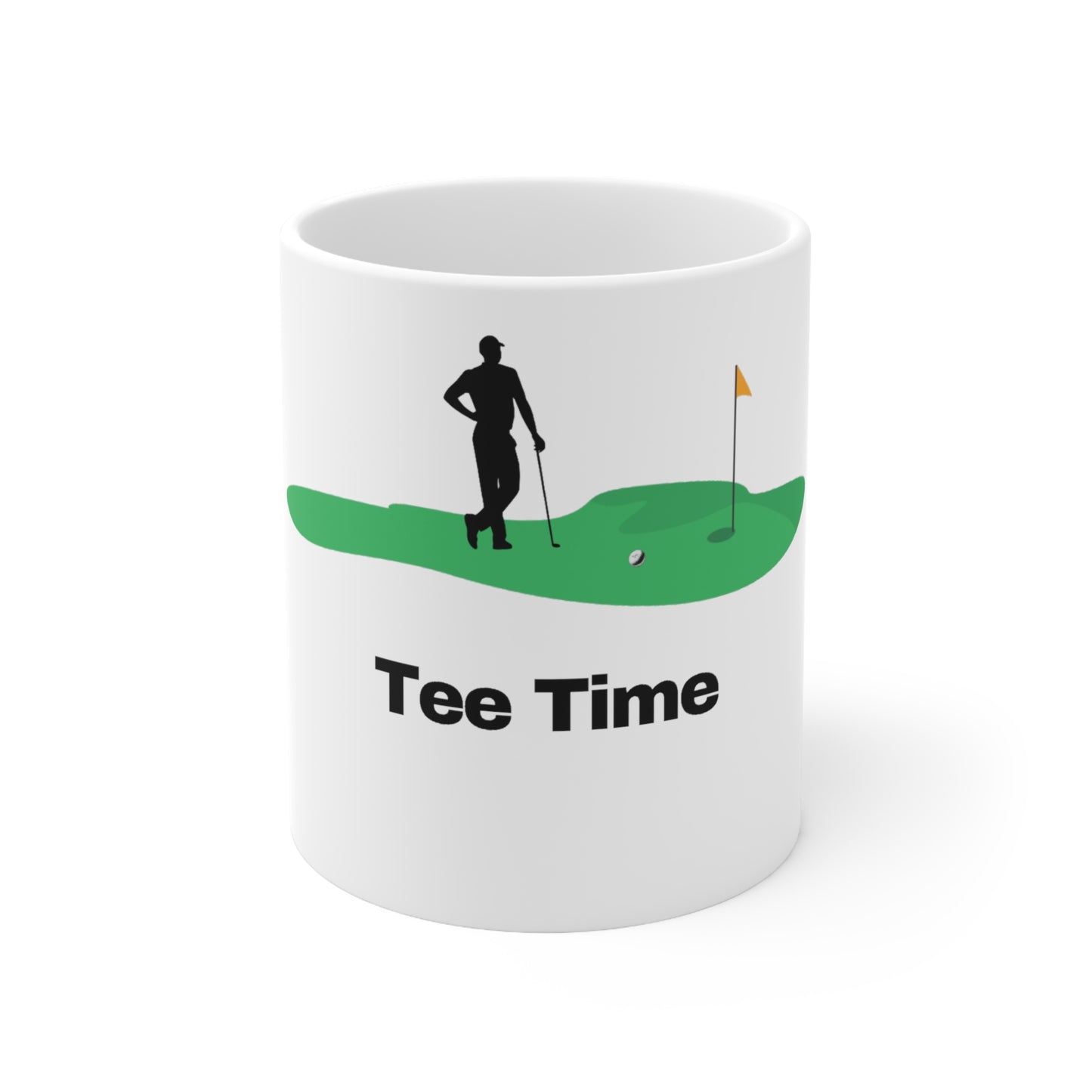 Golf/ Tee Time Ceramic Mug 11oz