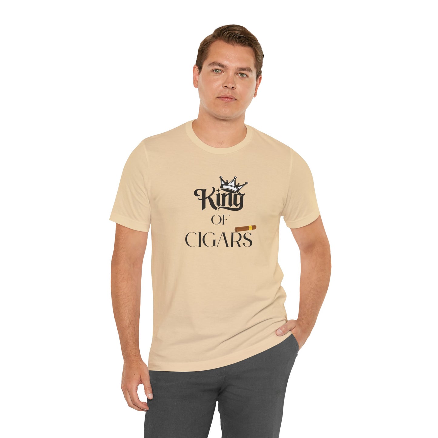 Cigars/ King of Cigars Unisex Jersey Short Sleeve Tee