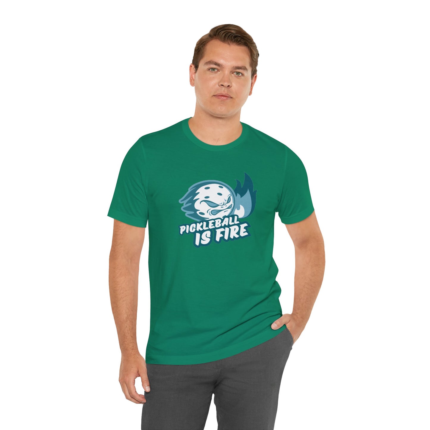 Pickleball Is Fire Unisex Jersey Short Sleeve Tee