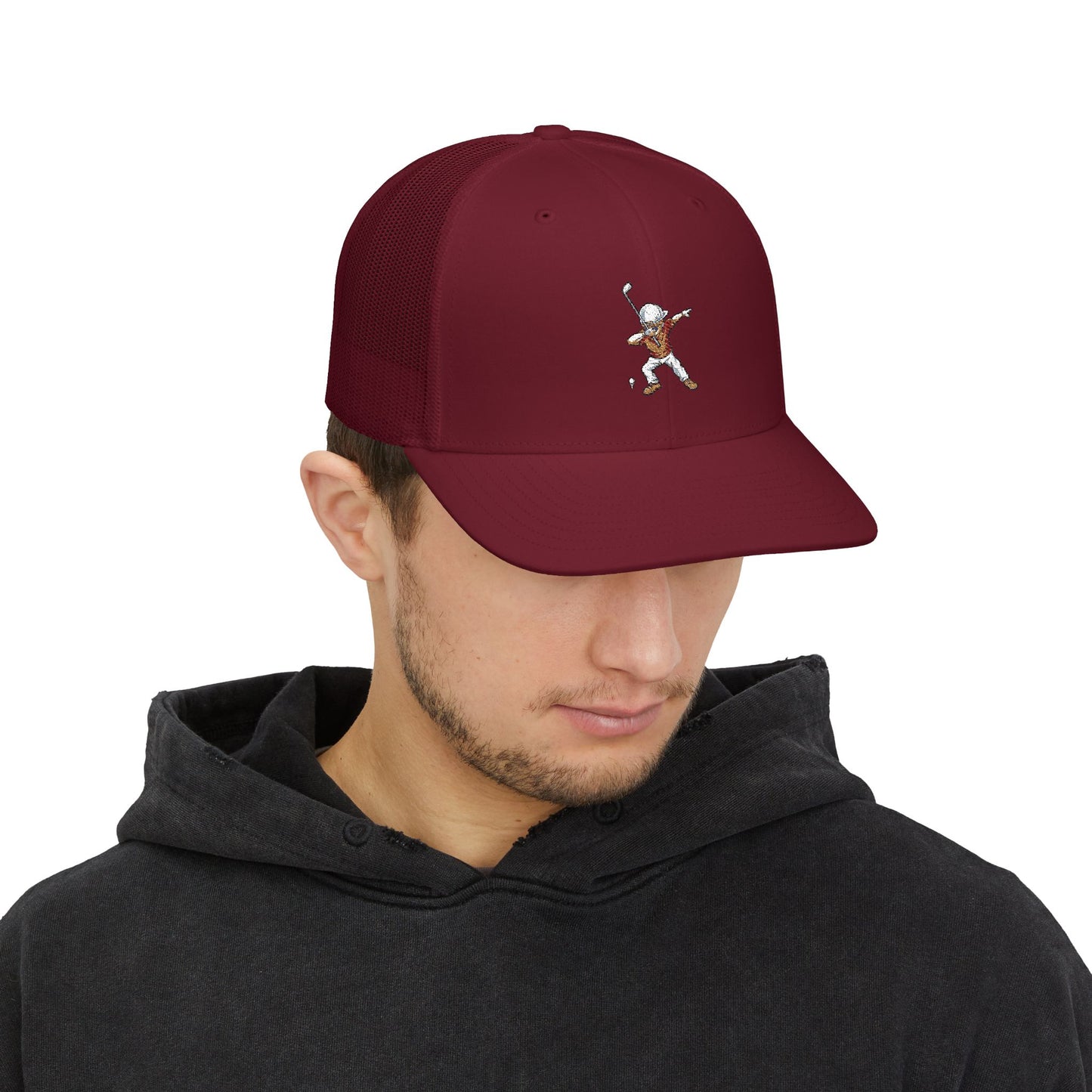 Golf Guy Snapback Trucker Cap (Embroidery)