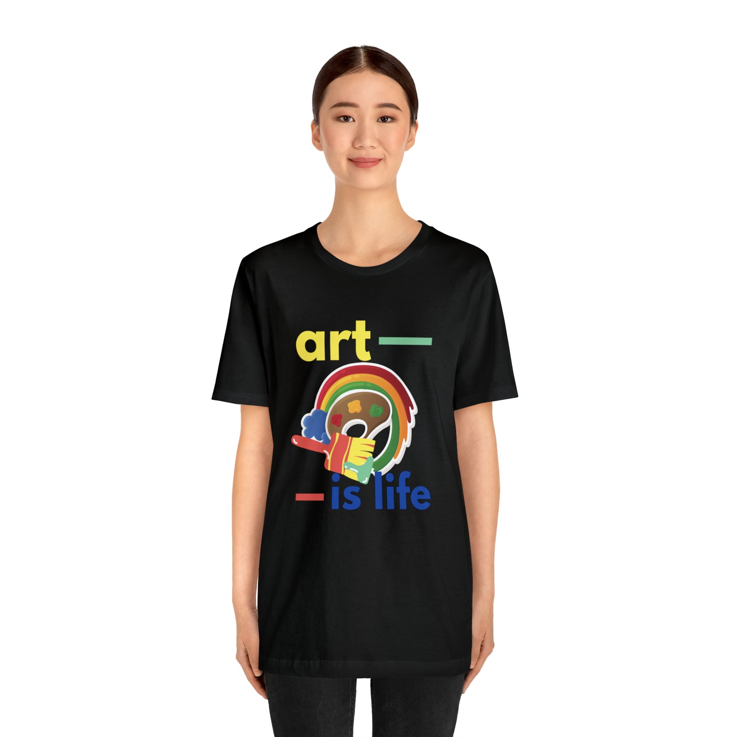 Life Is Art Unisex Jersey Short Sleeve Tee