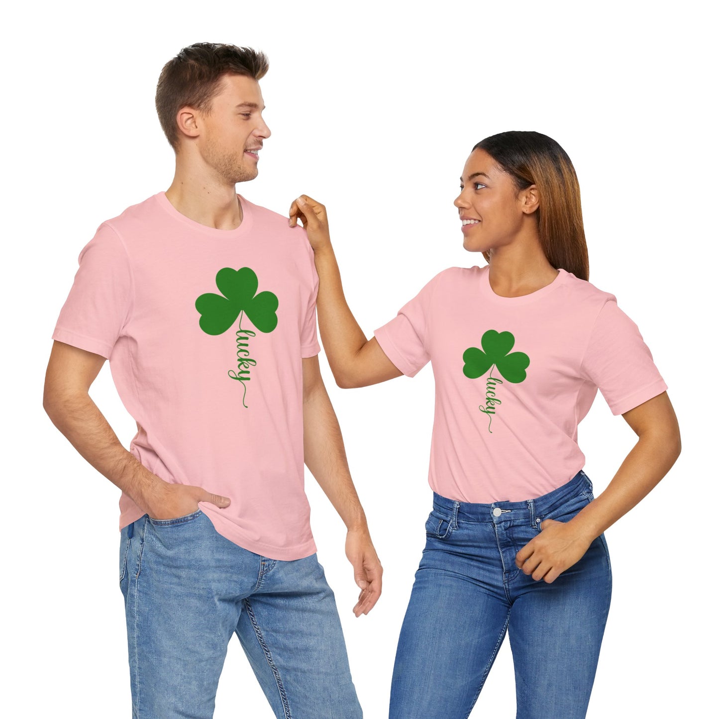 Clover/ Lucky Unisex Jersey Short Sleeve Tee