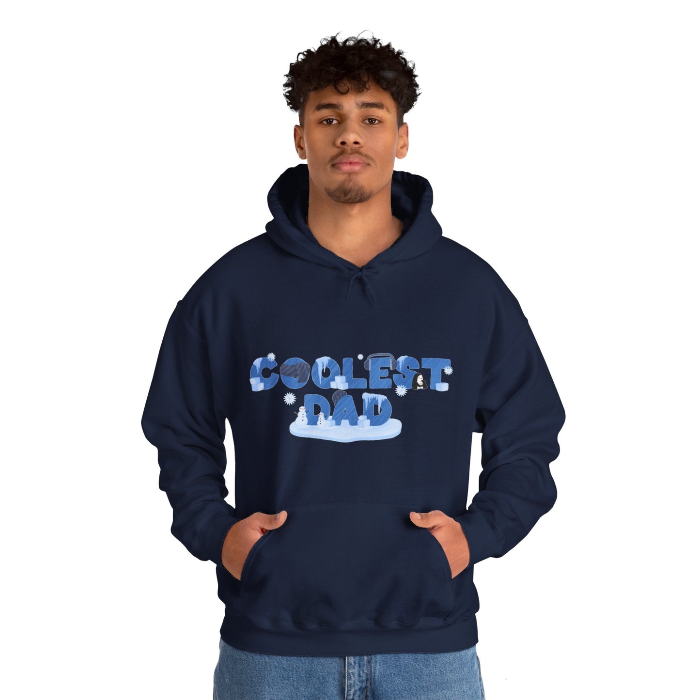 Coolest Dad Unisex Heavy Blend™ Hooded Sweatshirt