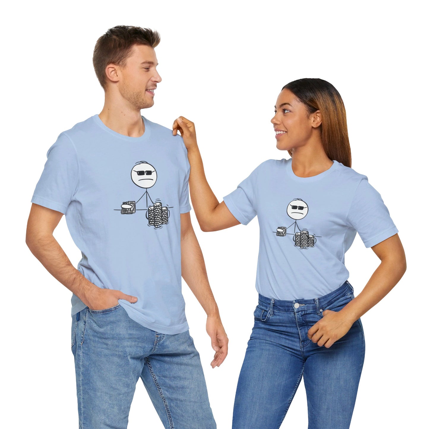 Poker/ Cards Unisex Jersey Short Sleeve Tee