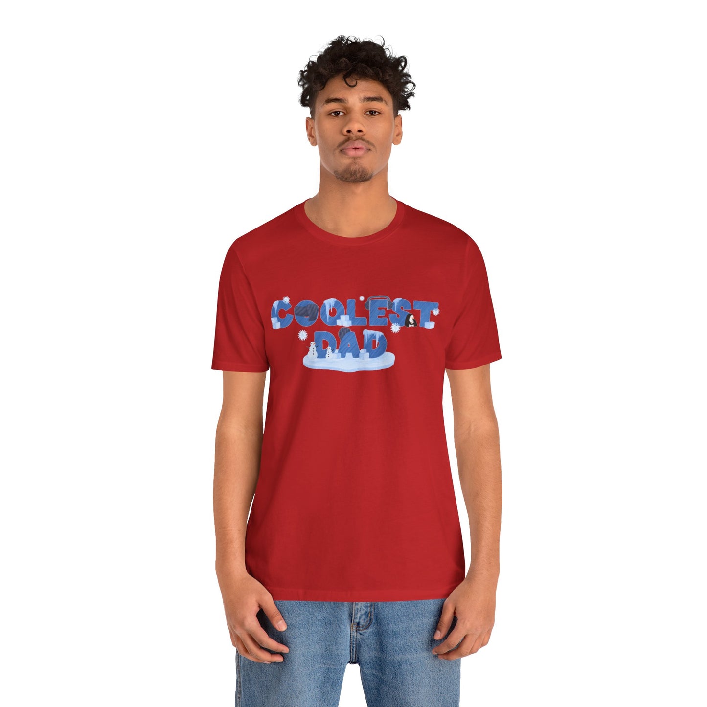 Dad/ Coolest Dad Unisex Jersey Short Sleeve Tee
