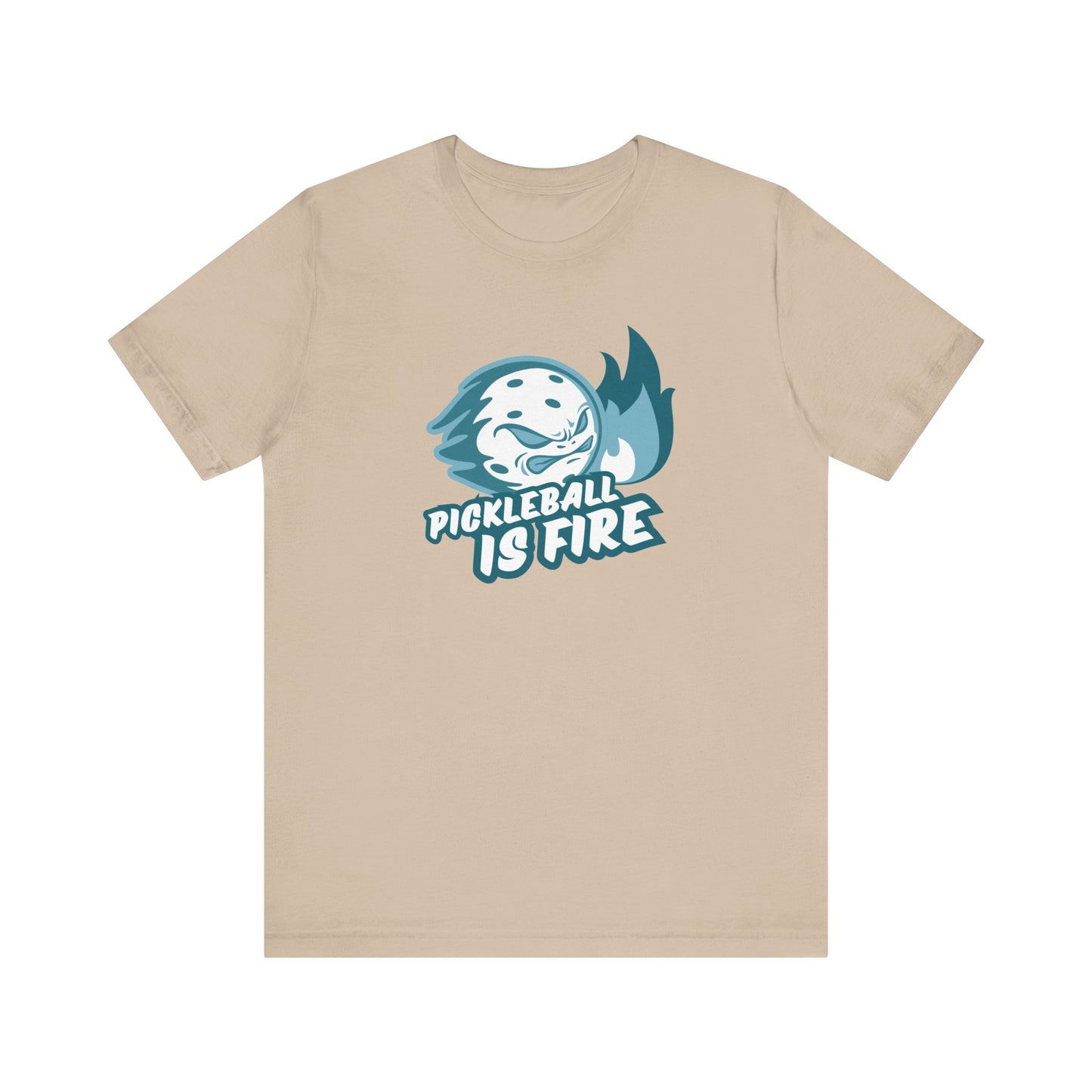 Pickleball Is Fire Unisex Jersey Short Sleeve Tee