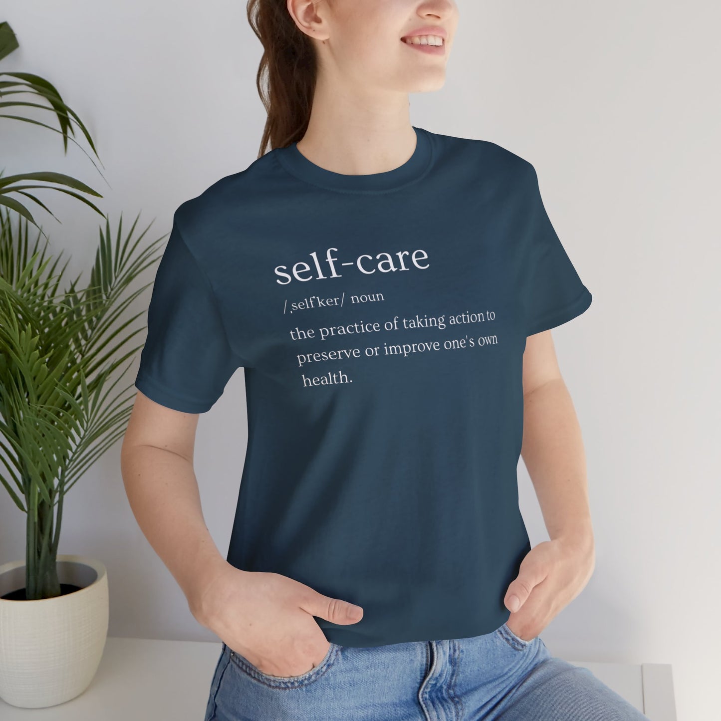 Self-Care Unisex Jersey Short Sleeve Tee