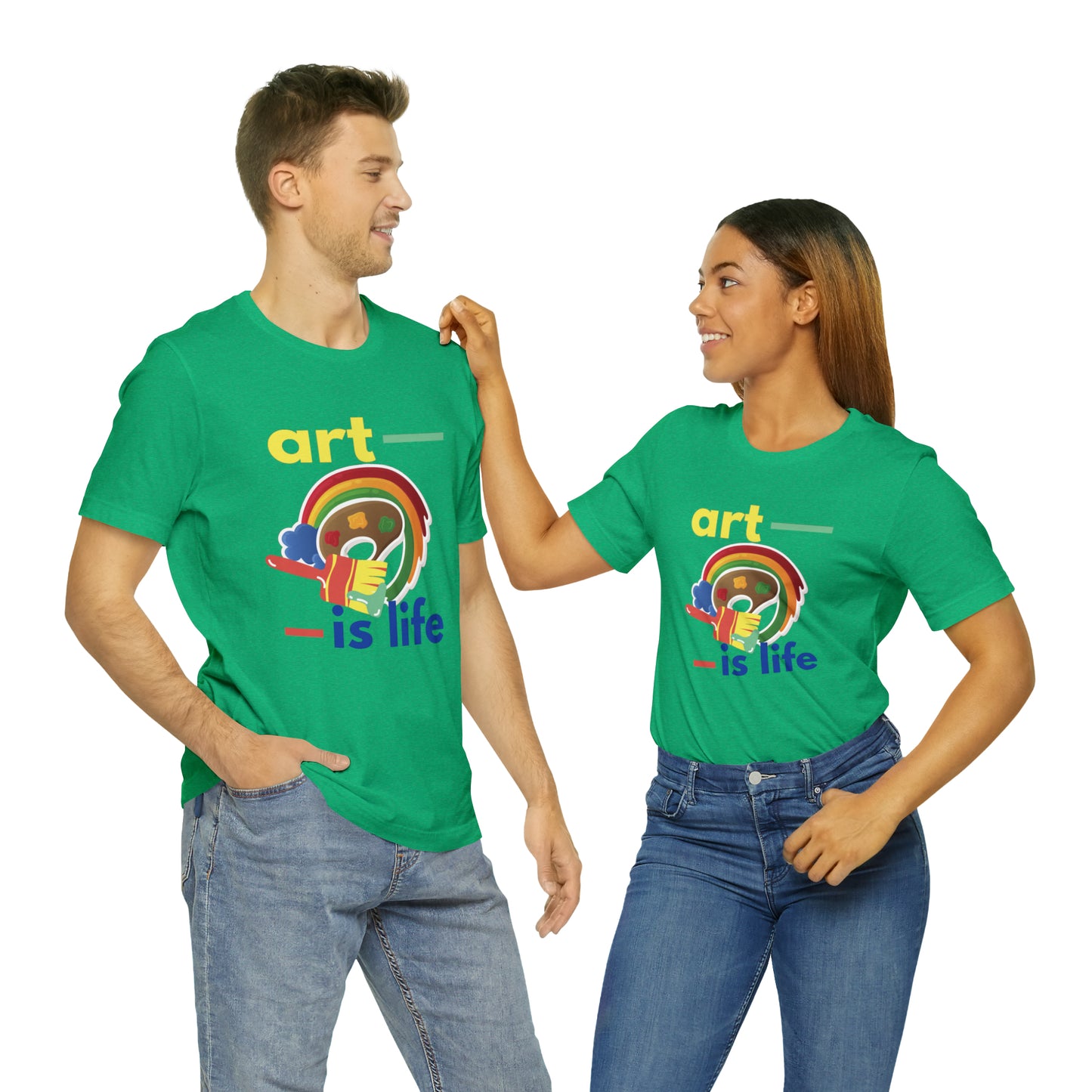 Life Is Art Unisex Jersey Short Sleeve Tee