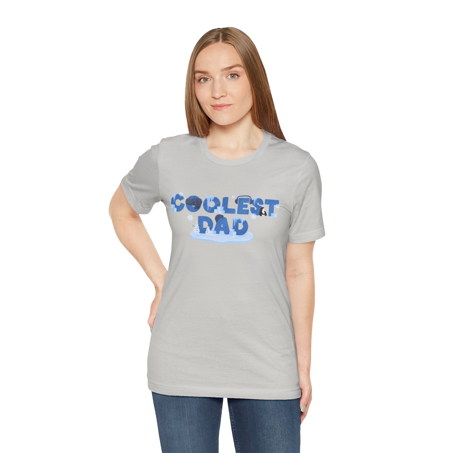 Dad/ Coolest Dad Unisex Jersey Short Sleeve Tee