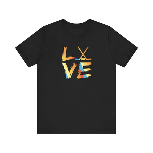 Love Hockey Unisex Jersey Short Sleeve Tee