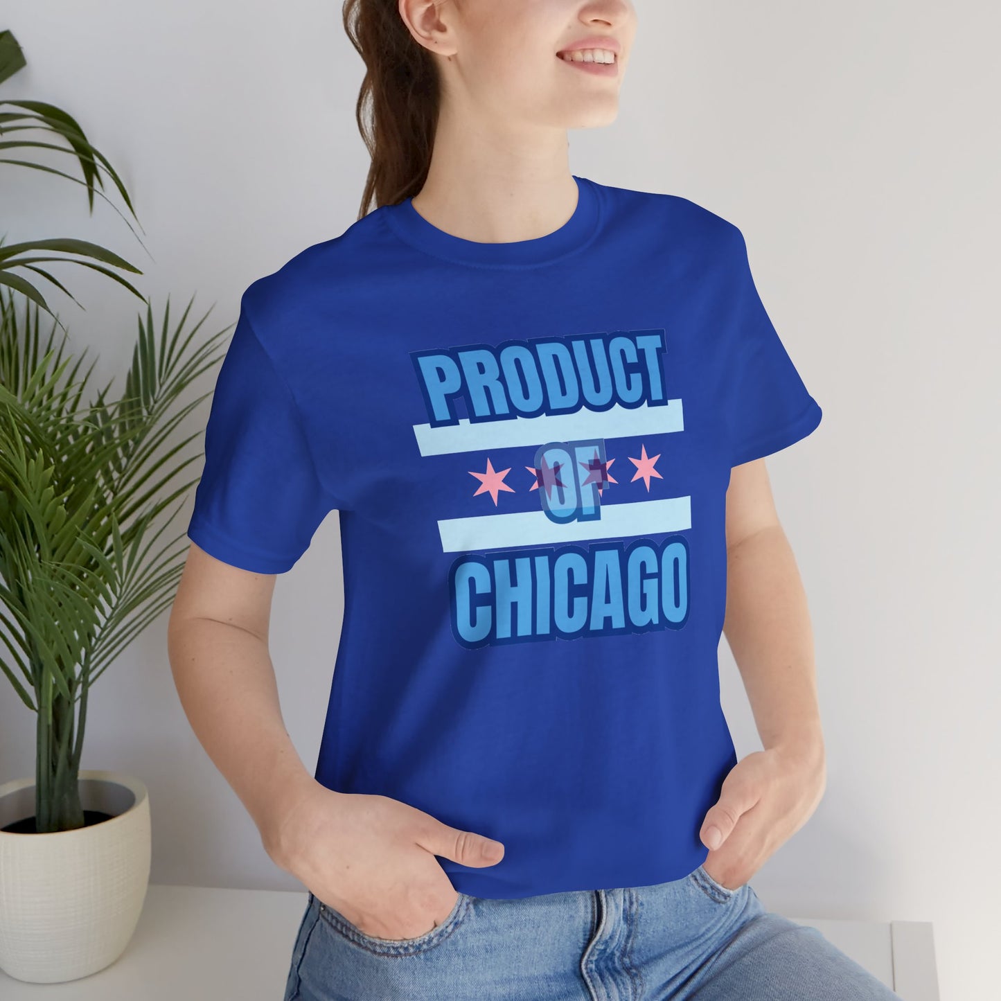 Product Of Chicago Unisex Jersey Short Sleeve Tee