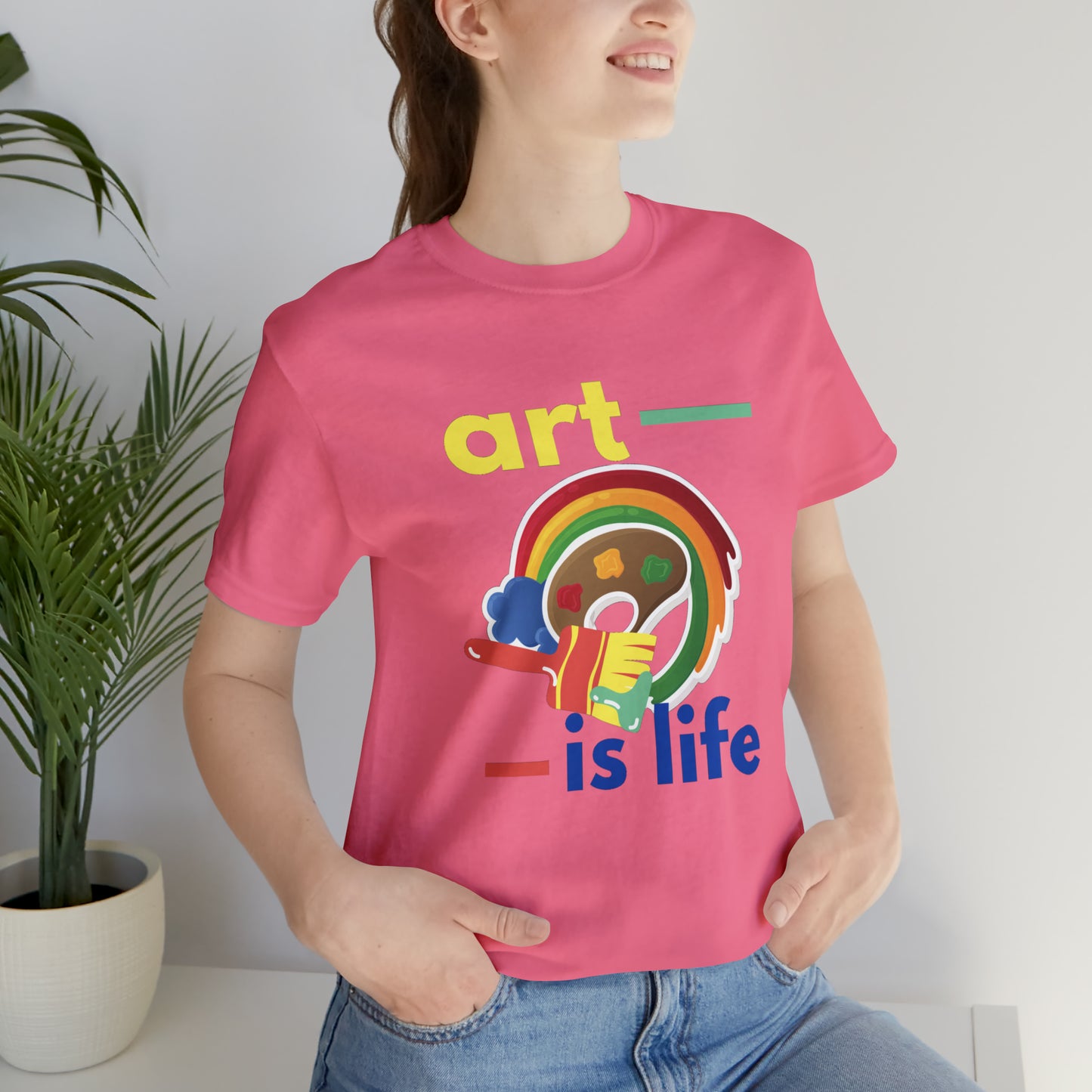 Life Is Art Unisex Jersey Short Sleeve Tee