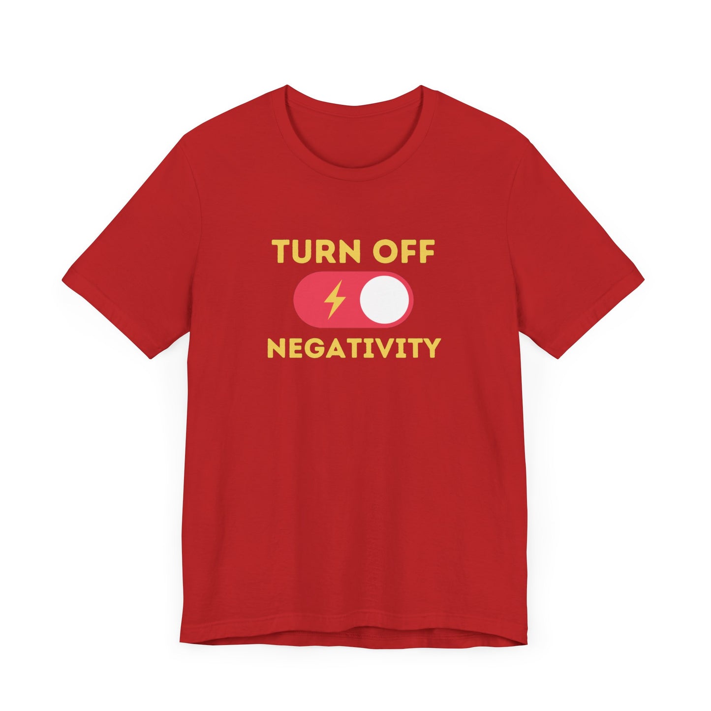 Turn Off Negativity Unisex Jersey Short Sleeve Tee