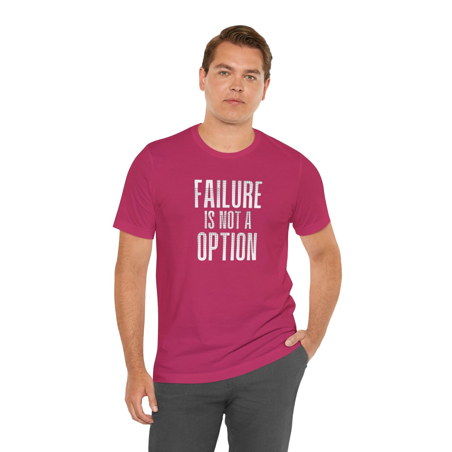 Failure is Not a Option Unisex Jersey Short Sleeve Tee