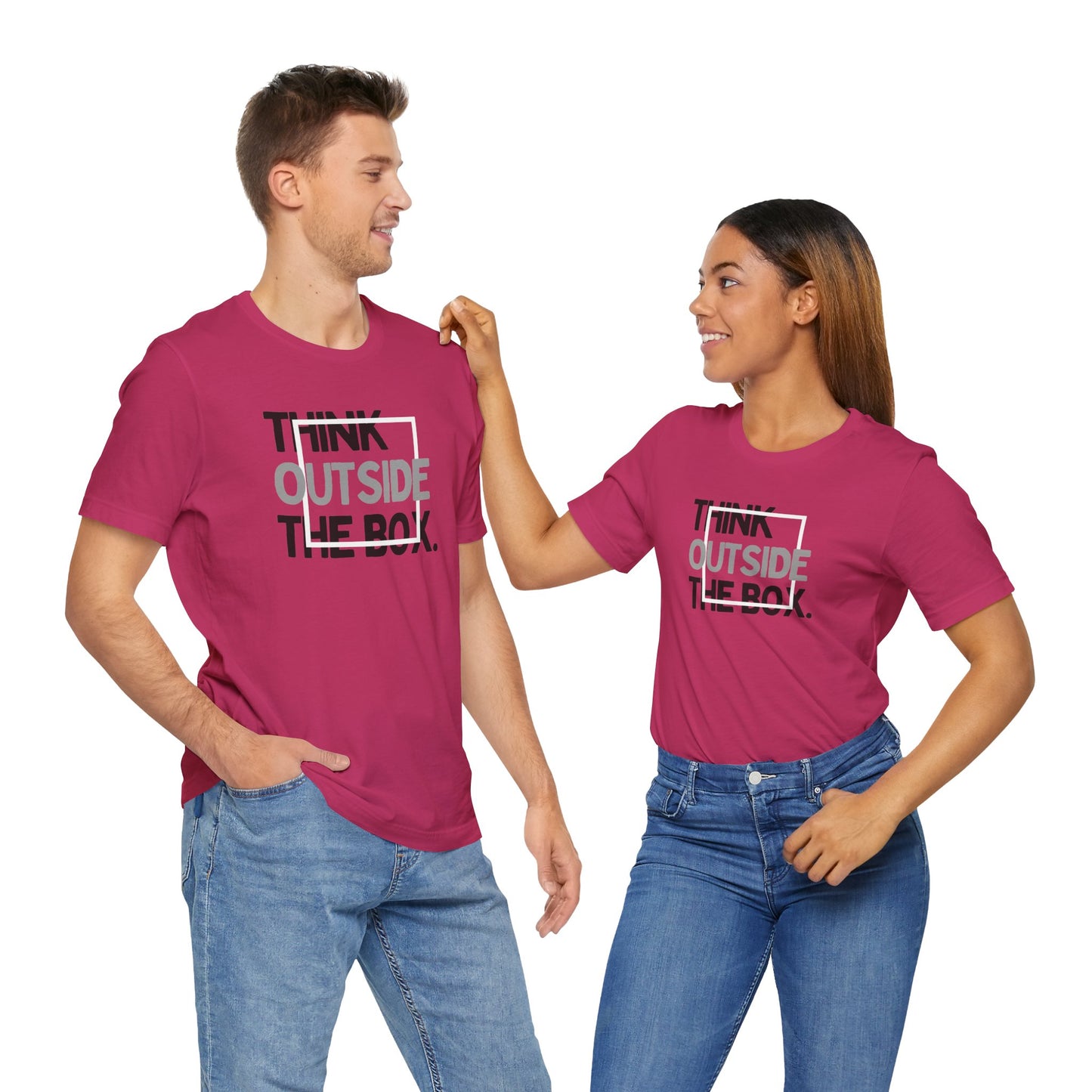 Think Outside the Box Unisex Jersey Short Sleeve Tee