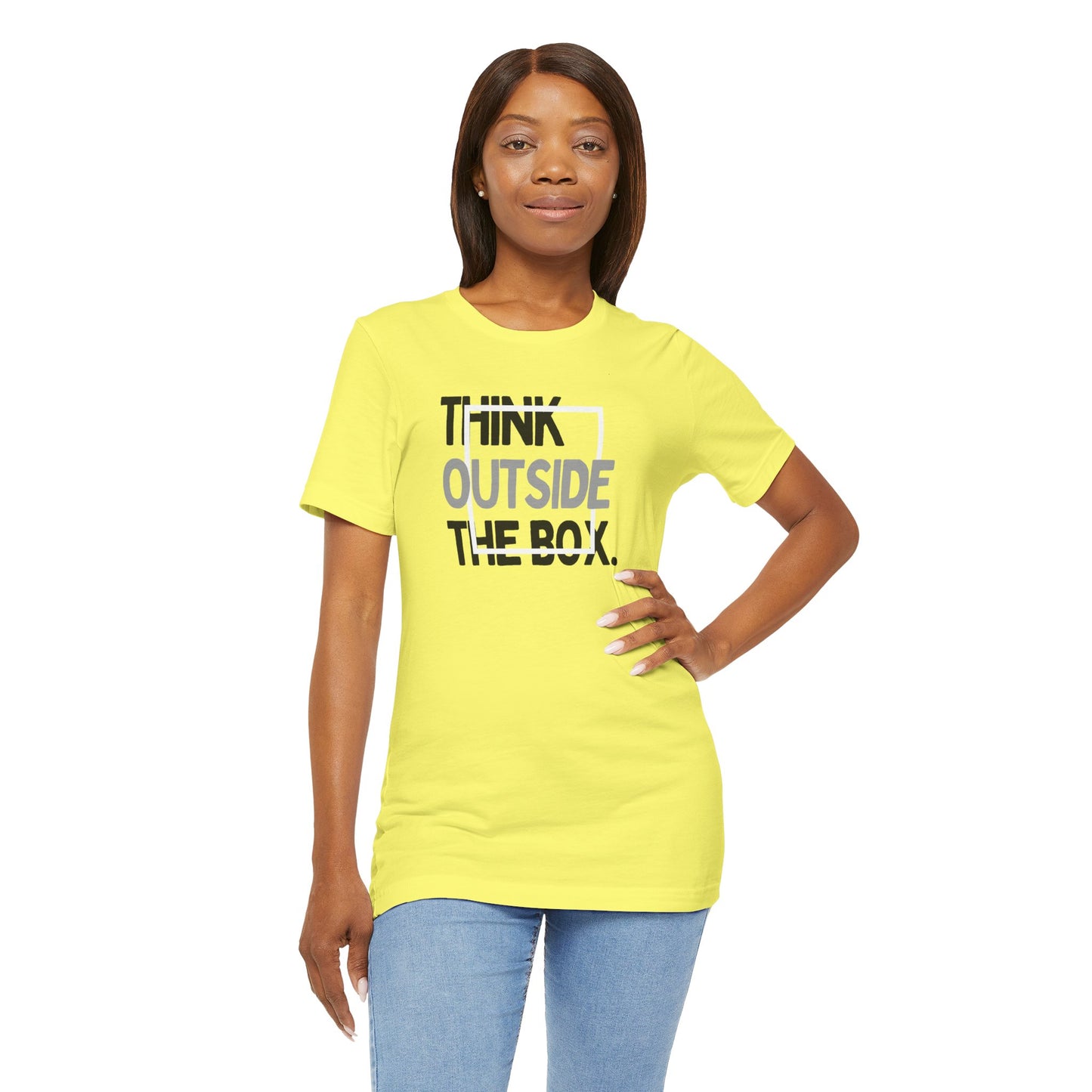 Think Outside the Box Unisex Jersey Short Sleeve Tee