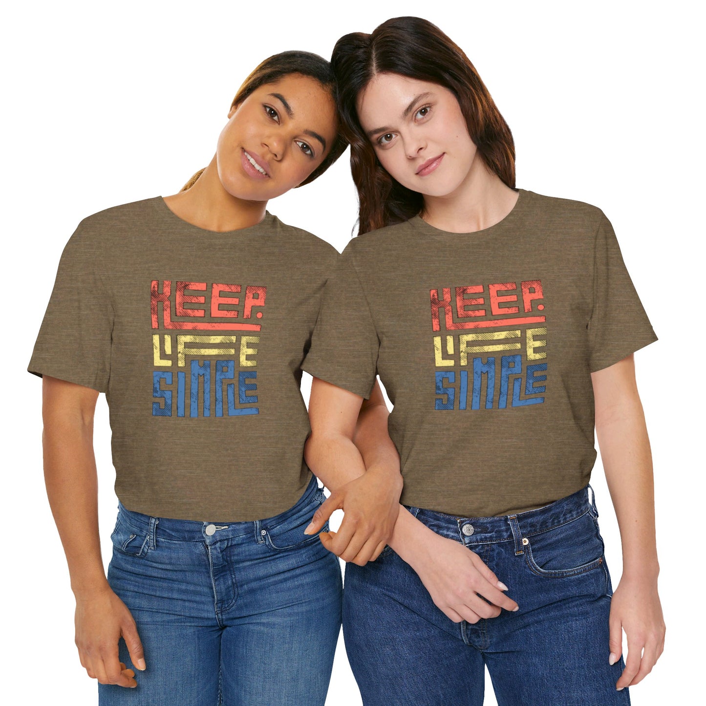 Keep Life Simple Unisex Jersey Short Sleeve Tee