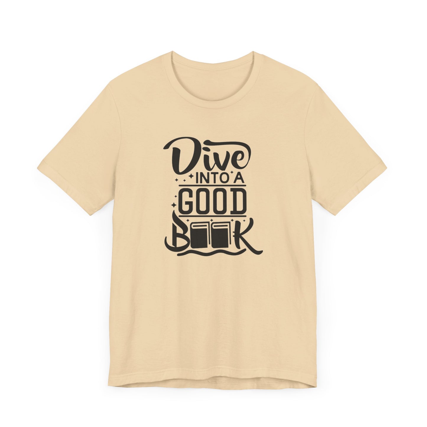 Books/ Dive into a Good Book Unisex Jersey Short Sleeve Tee