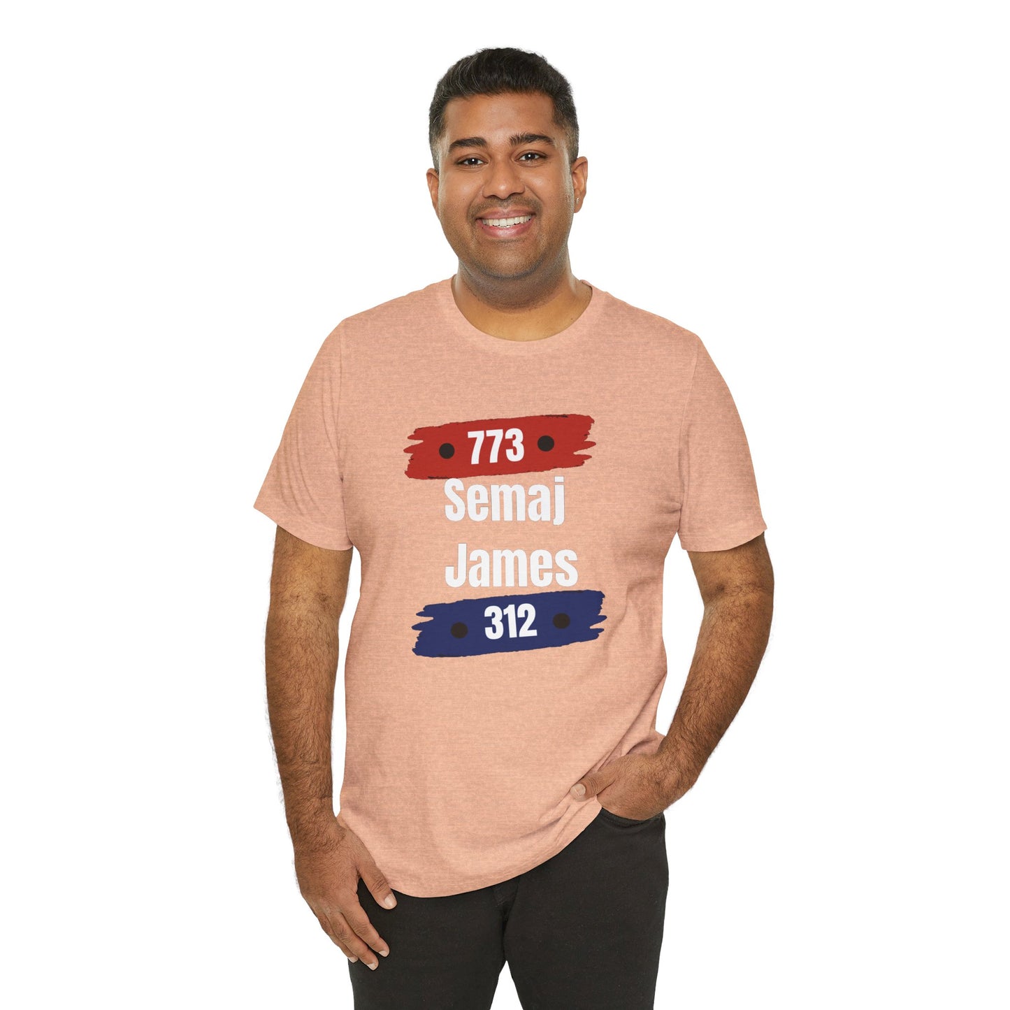 Semaj James 773/312 Unisex Short Sleeve Tee