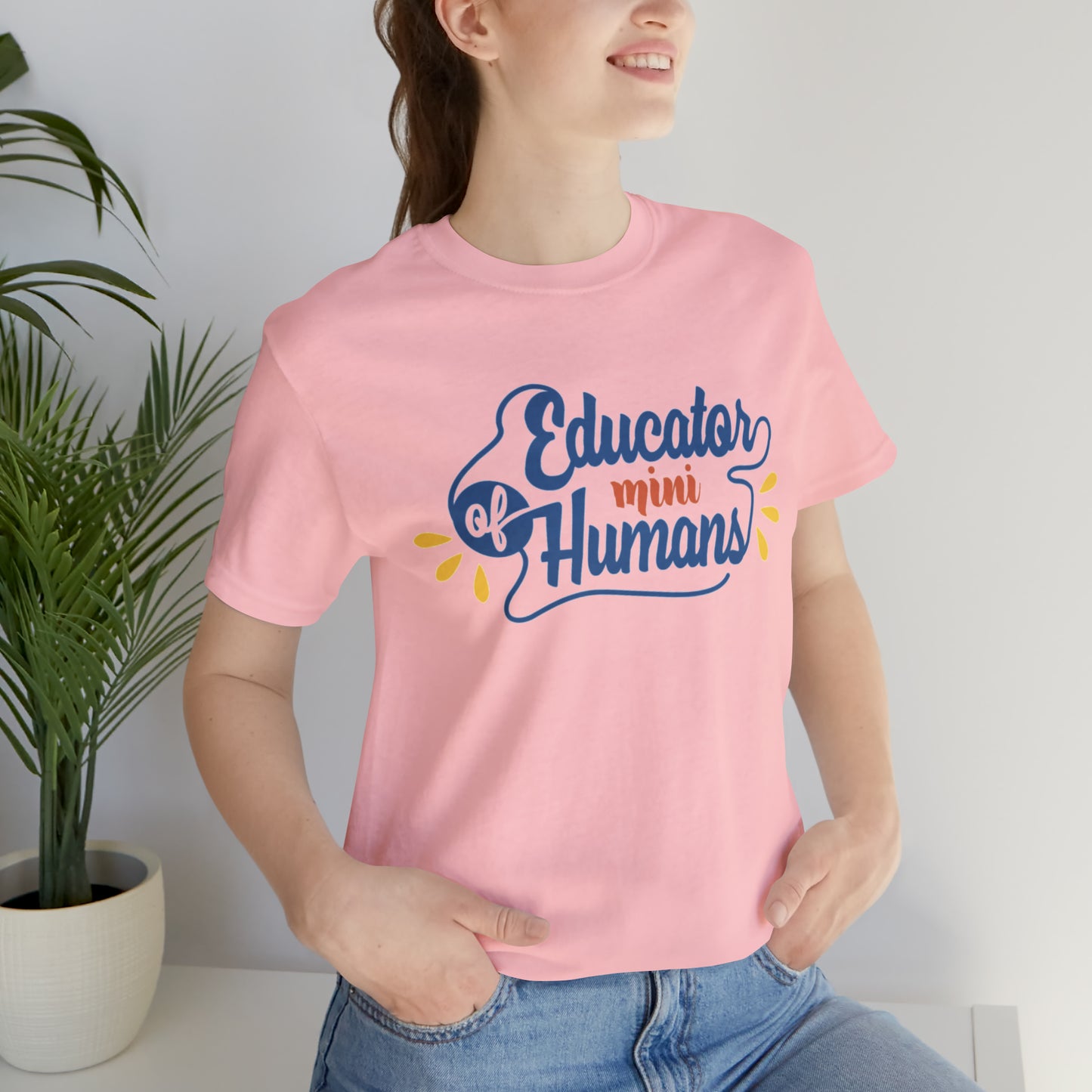 Educator of Little Humans Unisex Jersey Short Sleeve Tee