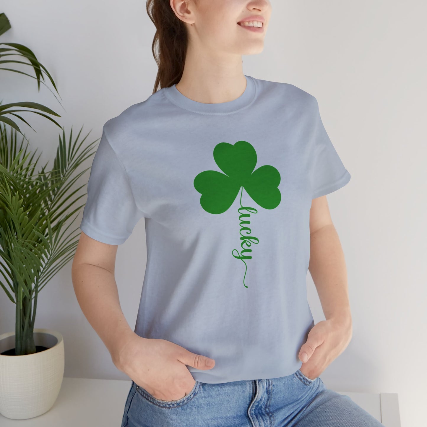 Clover/ Lucky Unisex Jersey Short Sleeve Tee