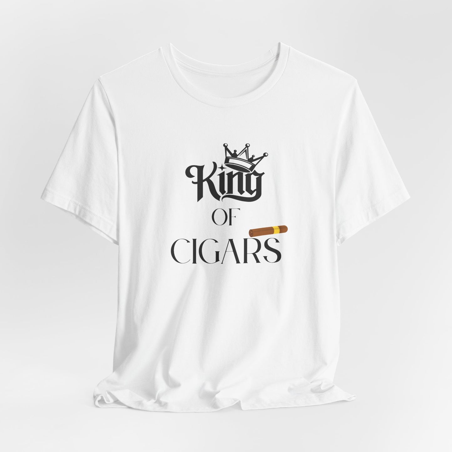 Cigars/ King of Cigars Unisex Jersey Short Sleeve Tee