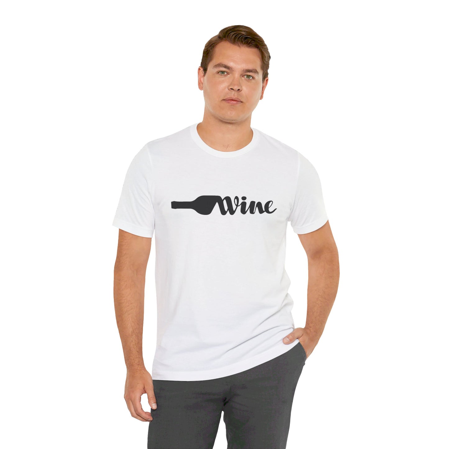 Wine Unisex Jersey Short Sleeve Tee