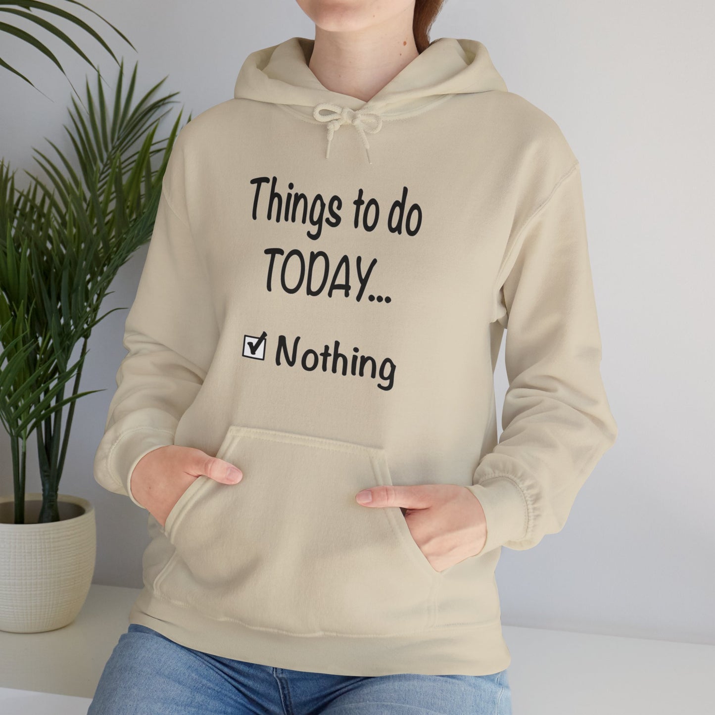 Things to Do Today Nothing Unisex Heavy Blend™ Hooded Sweatshirt