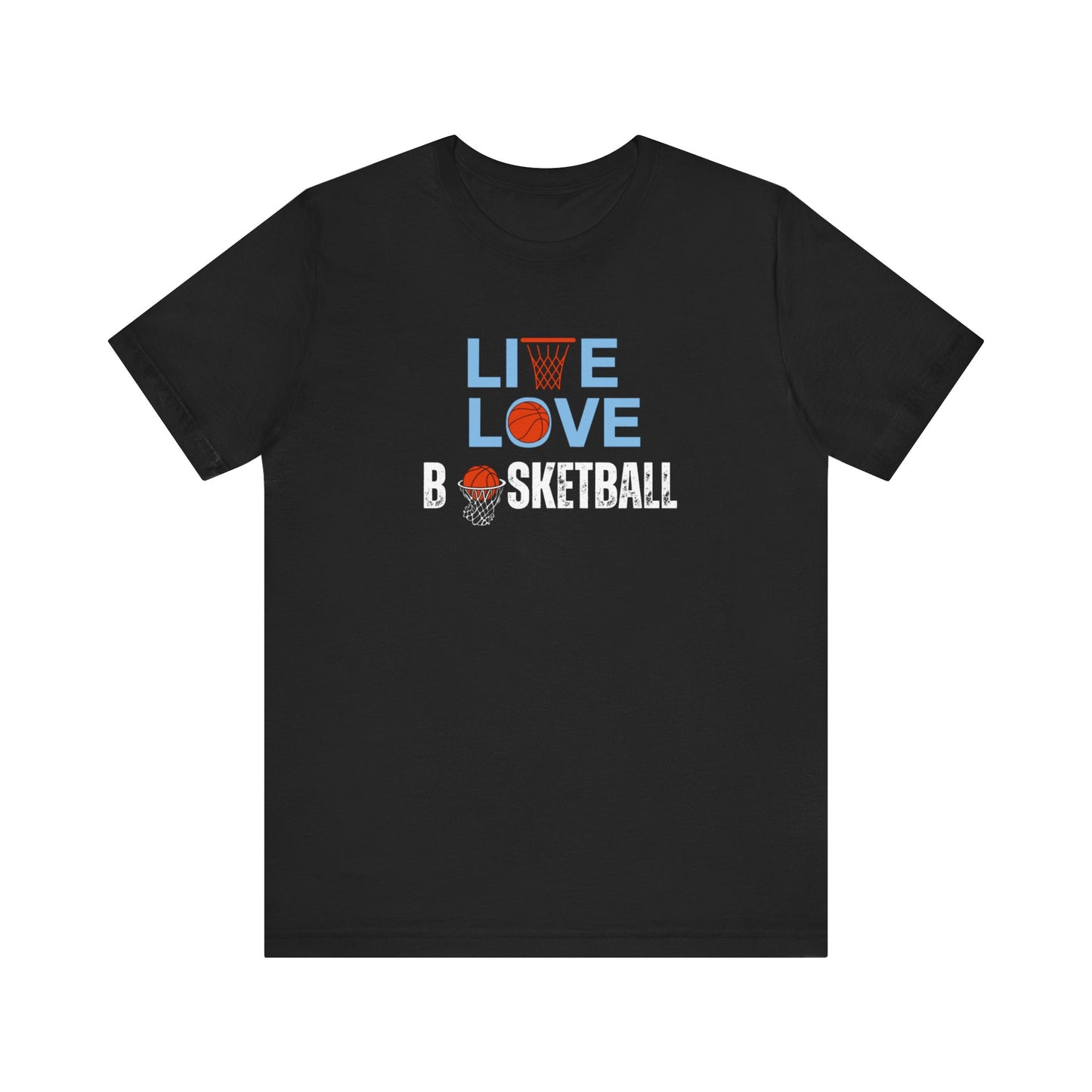 Basketball/ Live Love Basketball Unisex Jersey Short Sleeve Tee