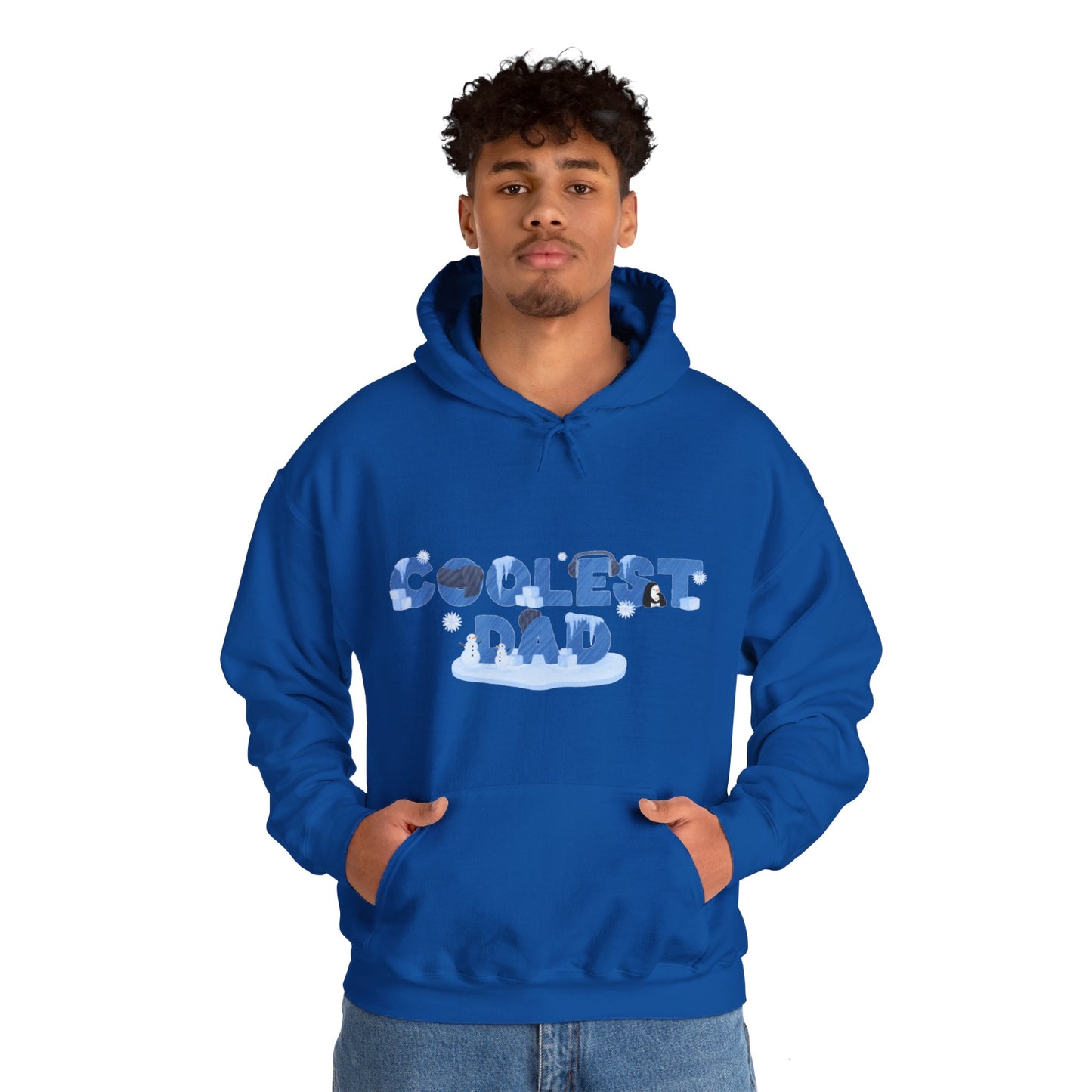 Coolest Dad Unisex Heavy Blend™ Hooded Sweatshirt