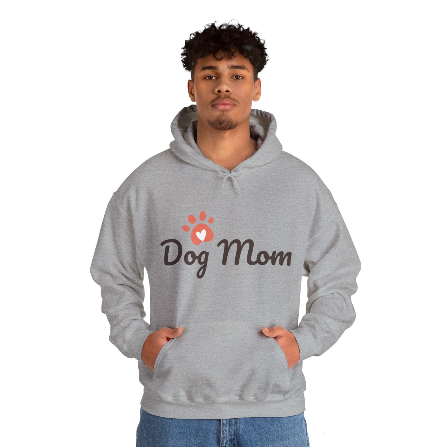 Dog Mom Unisex Heavy Blend™ Hooded Sweatshirt