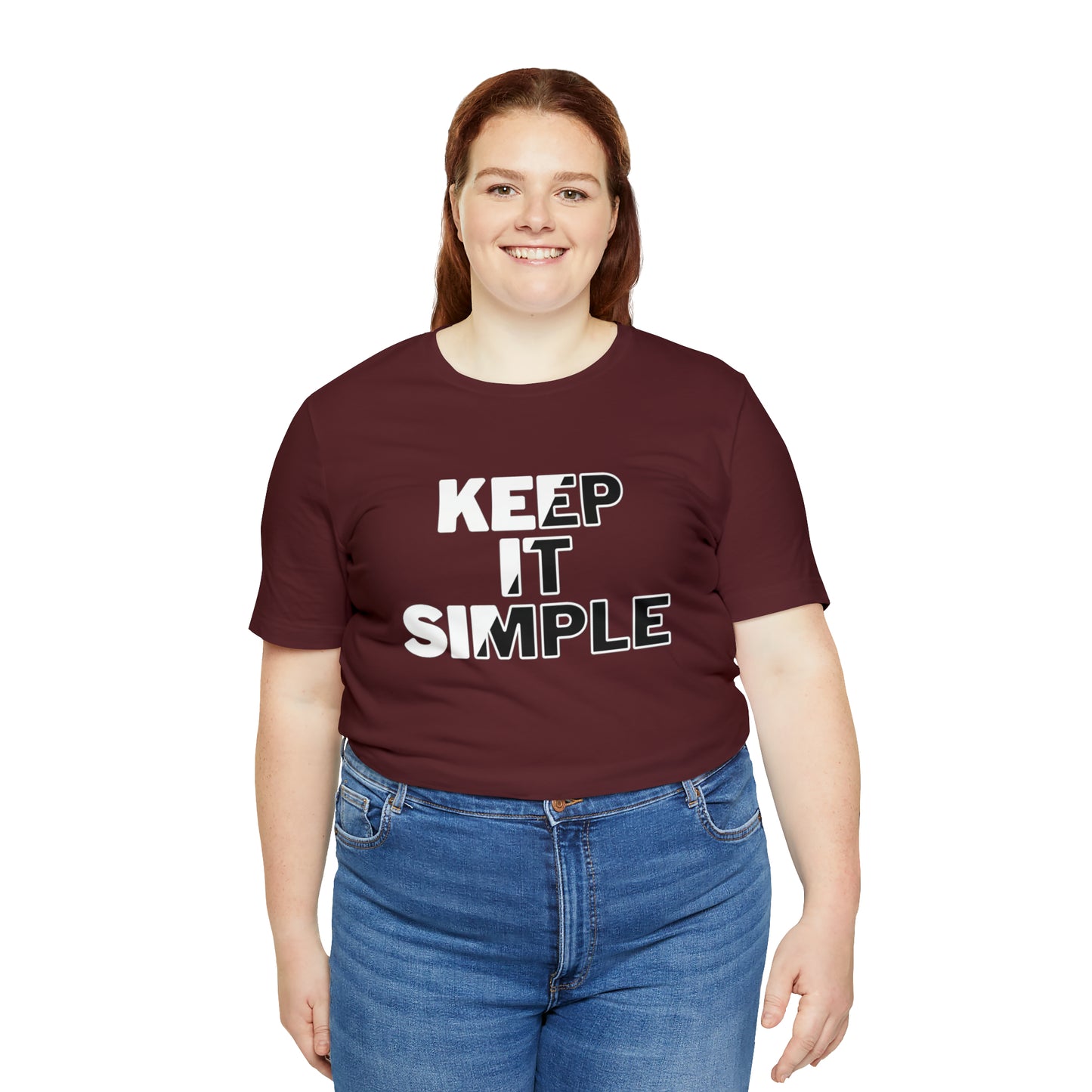 Keep It Simple Unisex Jersey Short Sleeve Tee