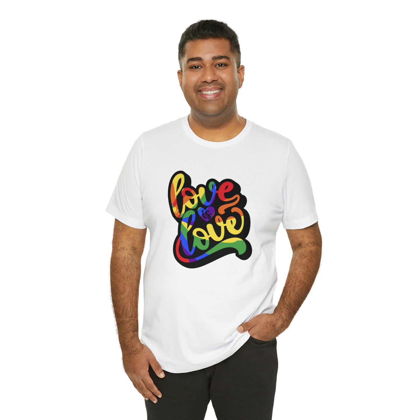 Love Is Love Unisex Jersey Short Sleeve Tee