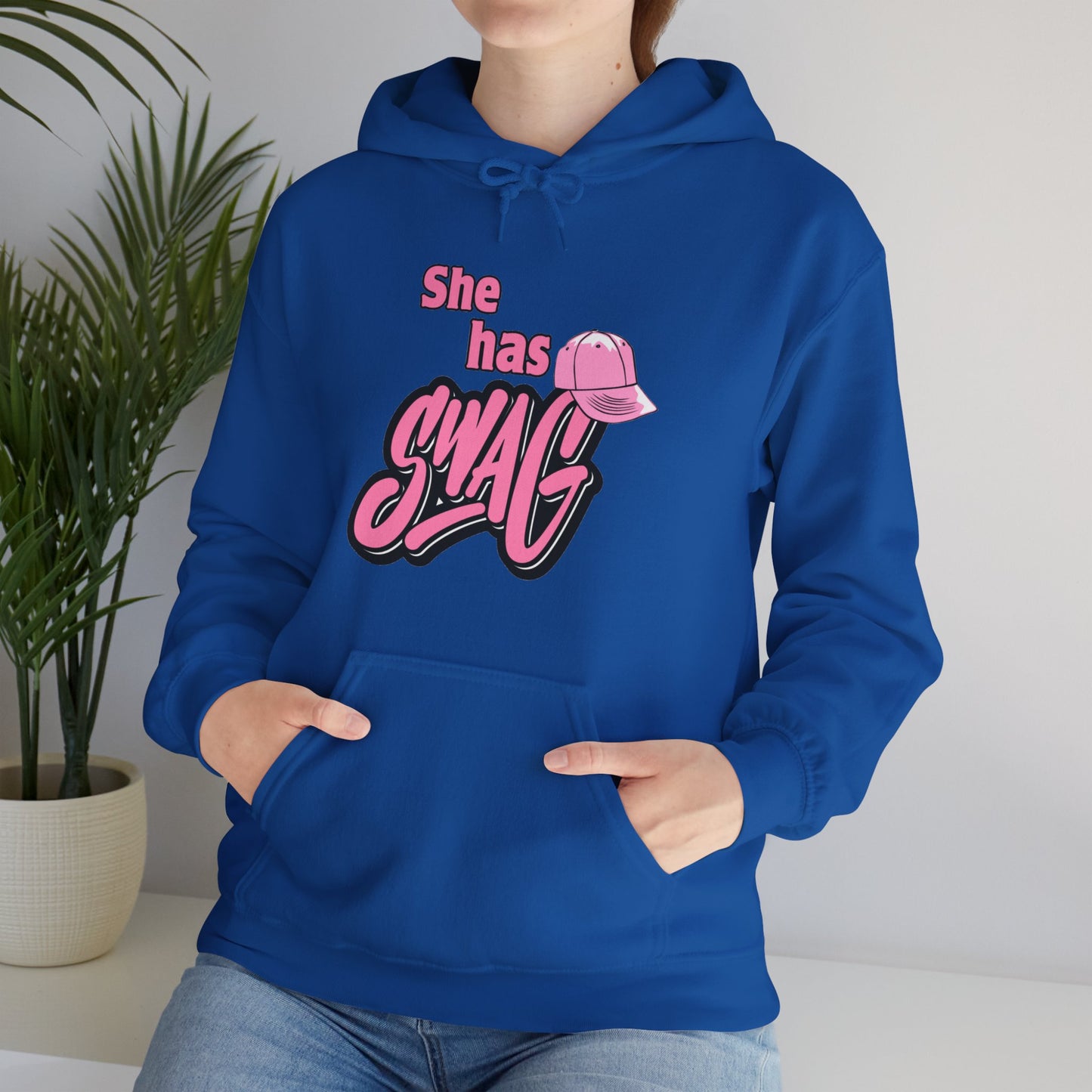 She Has Swag Unisex Heavy Blend™ Hooded Sweatshirt