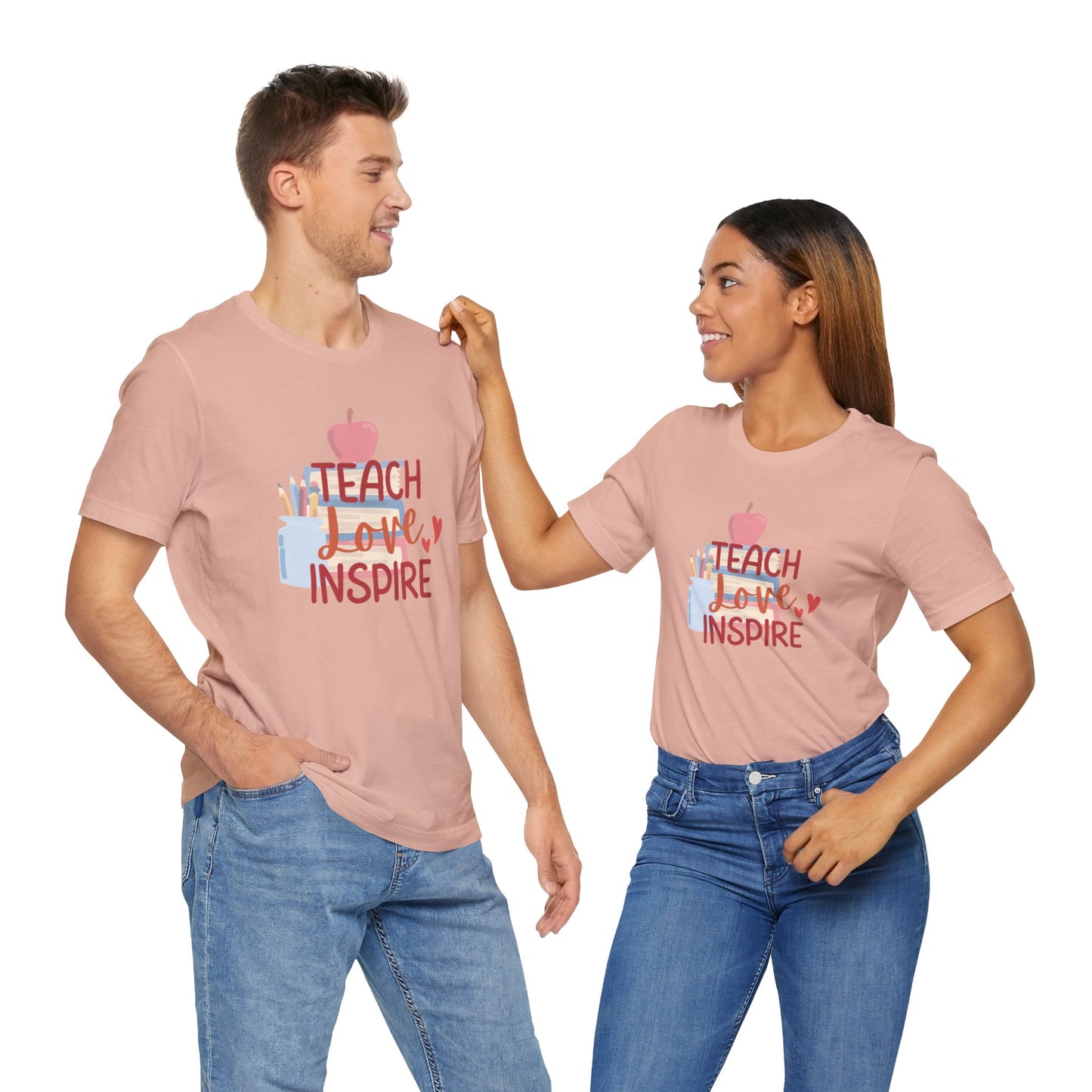 Teach Love Inspire Unisex Jersey Short Sleeve Tee