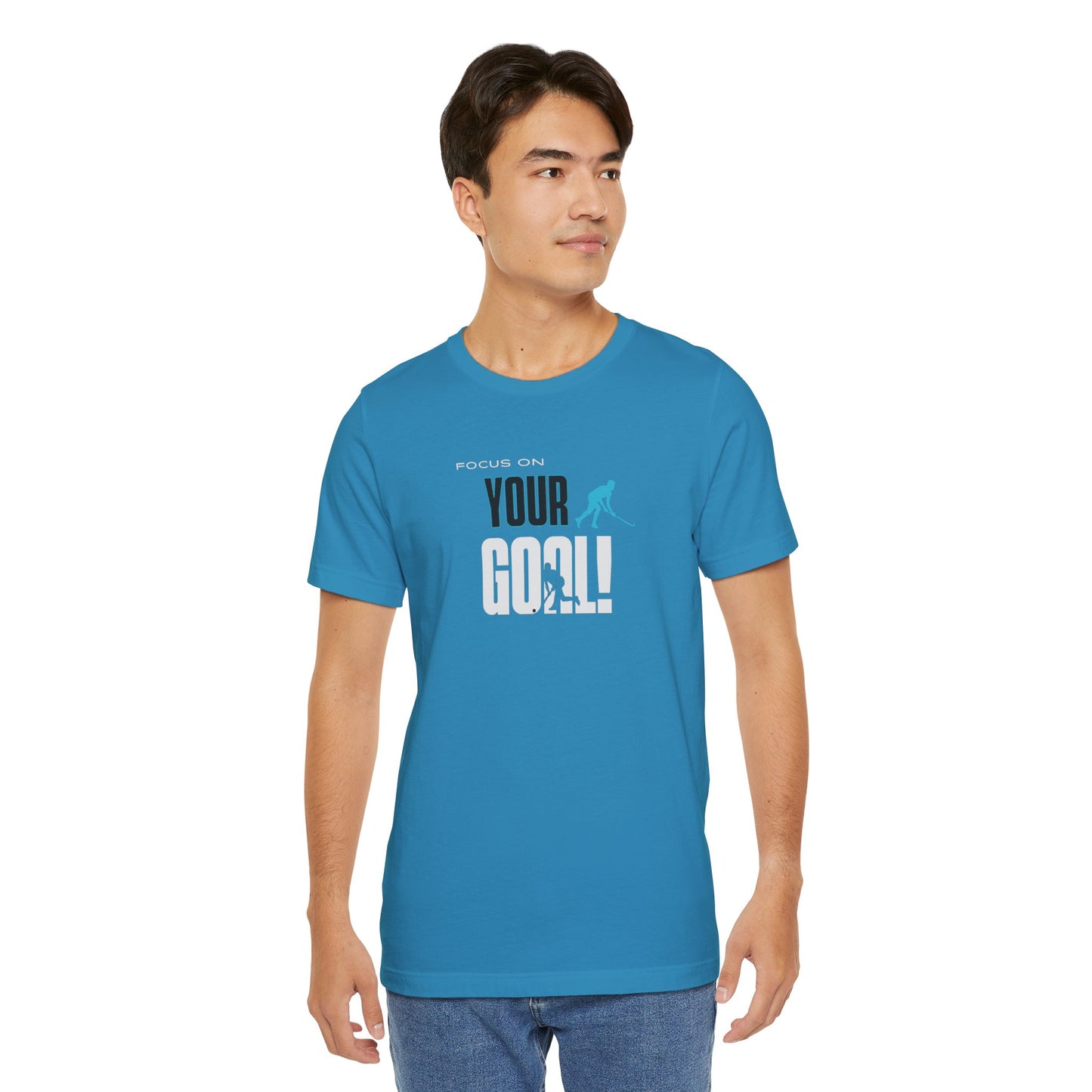 Focus On Your Goal Unisex Jersey Short Sleeve Tee