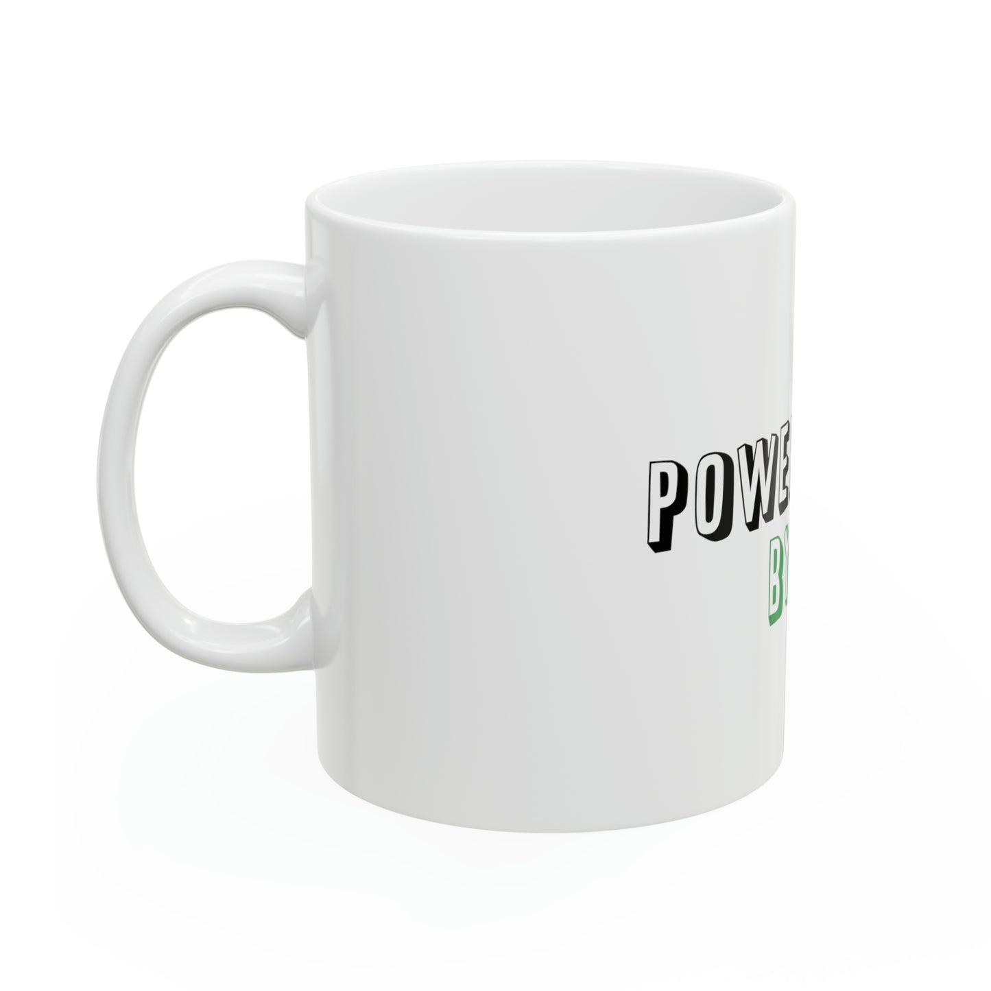 Powered By Plants Ceramic Mug, 11oz