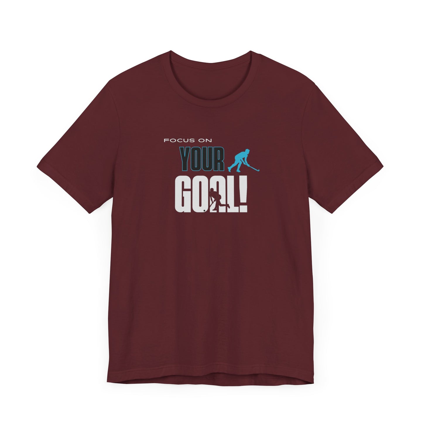 Focus On Your Goal Unisex Jersey Short Sleeve Tee