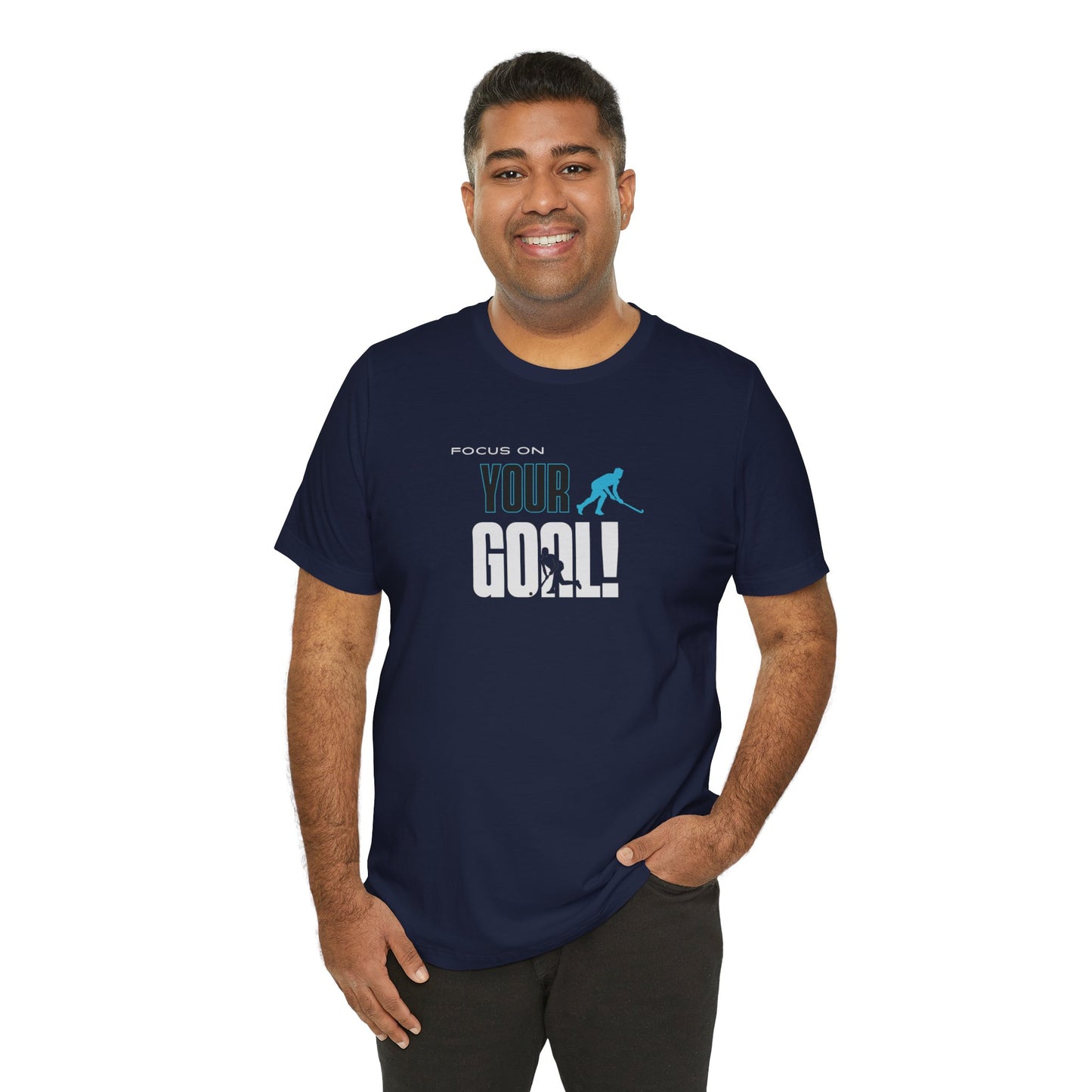 Focus On Your Goal Unisex Jersey Short Sleeve Tee