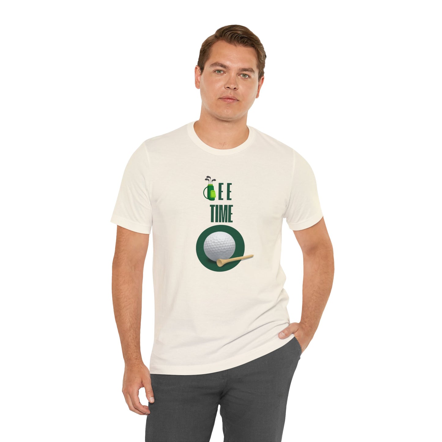 Golf/ Tee Time Unisex Jersey Short Sleeve Tee