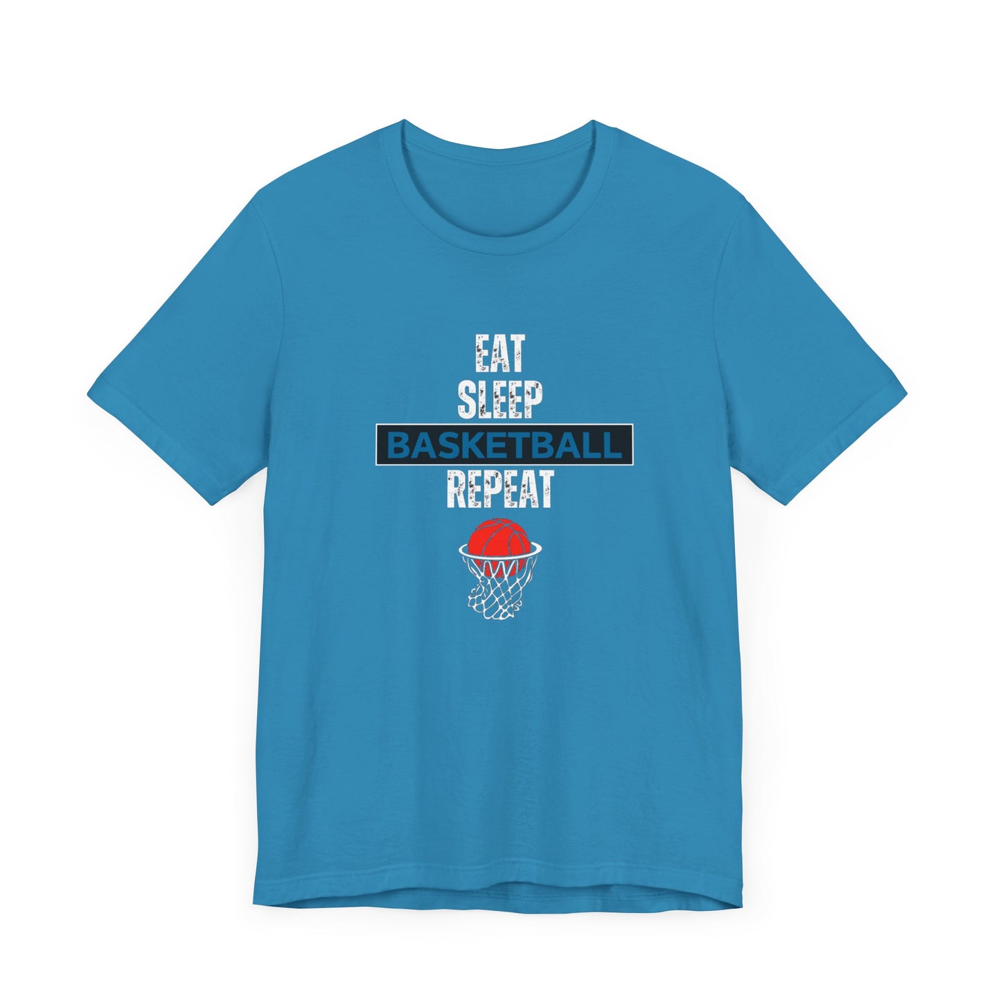Eat, Sleep, Basketball, Repeat Unisex Jersey Short Sleeve Tee